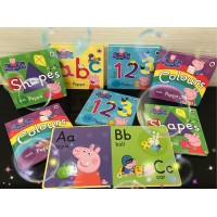 Peppa Pig 親子早教硬板紙圖書( 一套4冊)